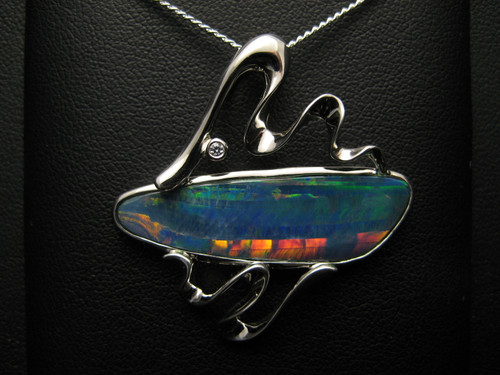 opal doublet pendant