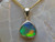 black opal pendant