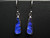 blue opal earrings