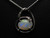 white opal pendant