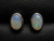 white opal earrings