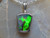 boulder opal pendant