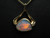fire opal pendant
