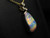 boulder opal pendant