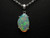 crystal opal pendant