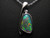 black opal pendant