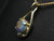 black opal pendant