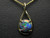 black opal pendant