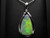 black opal pendant