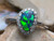 black opal engagement ring