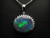 black opal pendant