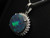 black opal pendant