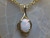 white opal pendant