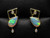 crystal opal earrings