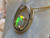 black opal pendant