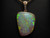 Crystal opal pendant
