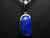 blue fire opal pendant