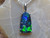 black opal pendant