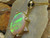 fire opal pendant