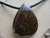 drilled opal pendant
