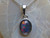 fire opal pendant