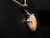 fire opal pendant