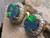black opal earrings