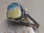 boulder opal ring