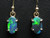 black opal earrings