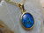 blue opal pendant