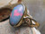fire opal ring