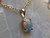 black opal pendant