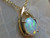 crystal opal pendant