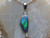 black opal pendant