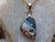 boulder opal pendant