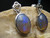 blue opal earrings