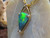 black opal pendant