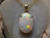 white opal pendant