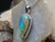boulder opal pendant