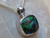 boulder opal pendant