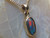 black opal pendant