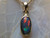black opal pendant