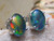 opal triplet earrings