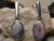 black opal earrings in sterling silver