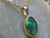 black opal pendant