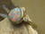 white opal ring