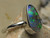 boulder opal ring