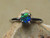 little black opal ring