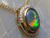 black opal pendant