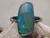 boulder opal ring